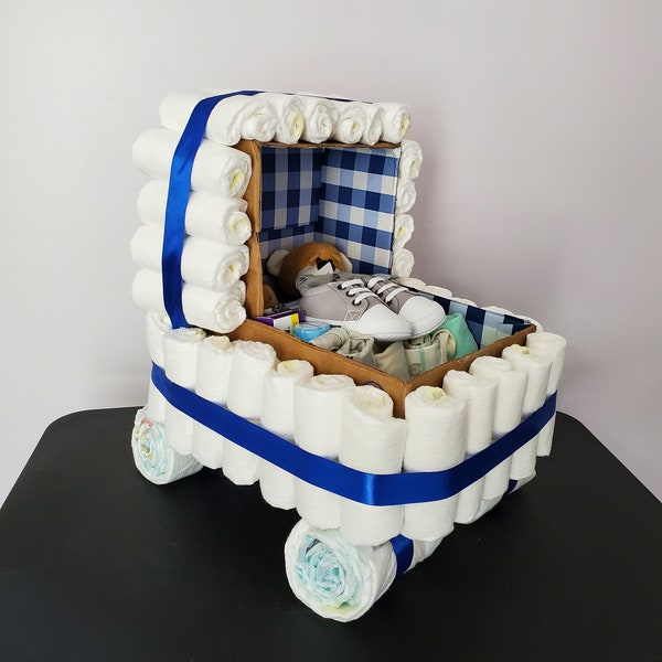 Stroller Diaper Cake Etsy