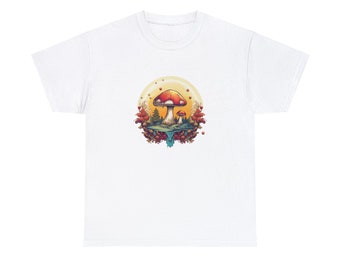 The magic of mushrooms T-shirt - Unisex Heavy Cotton Tee
