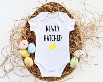 Easter Baby Shirt Monkey Chick Jumpsuit Romper Baby Infant Newly Hatched Bodysuit Bodysuit Romper Newborn