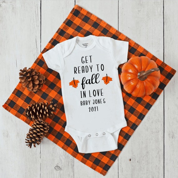 Get Ready to Fall in Love Baby Announcement Bodysuit Baby