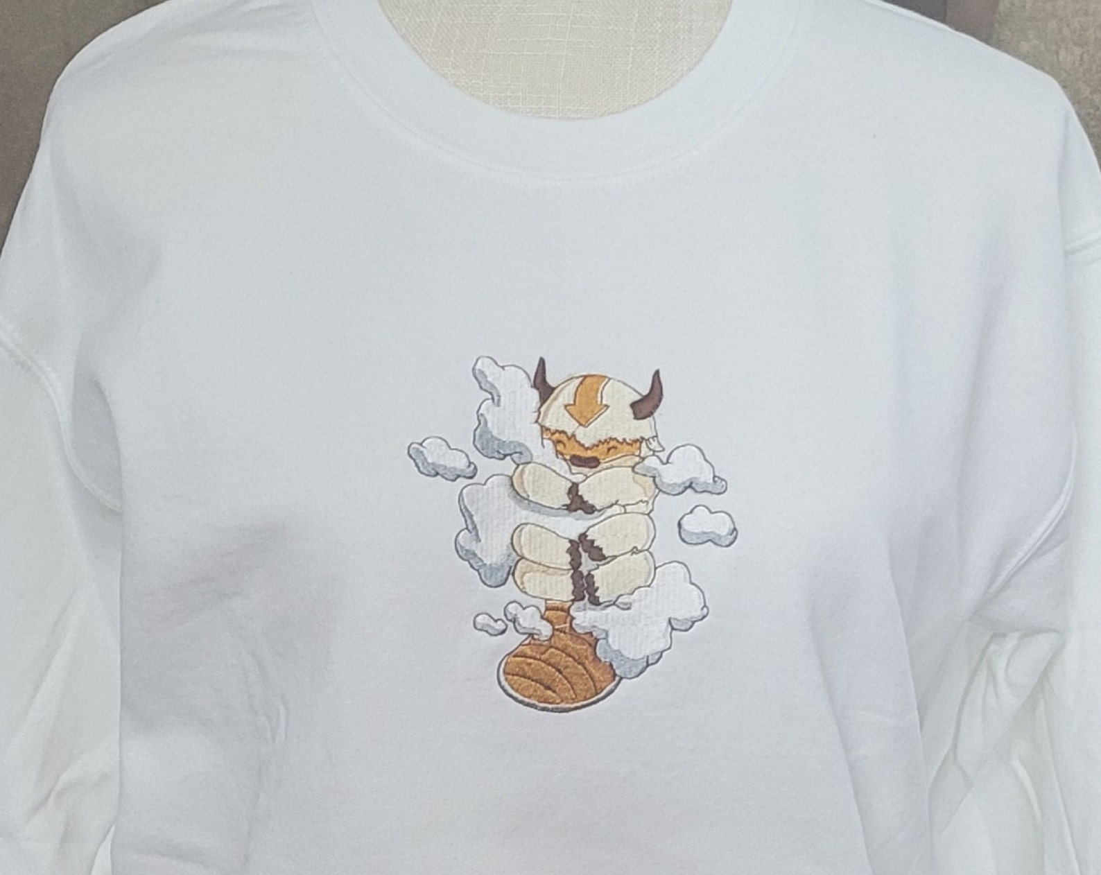 Appa in the Clouds Embroidered Sweatshirt & Hoodie Appa Etsy