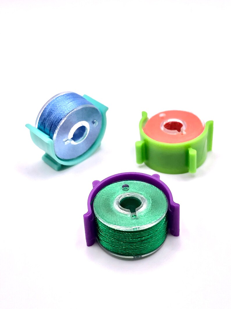 Peavytailor 24 Pcs 21 Bobbin Holders Bobbin Clips Bobbin Clamps Spool