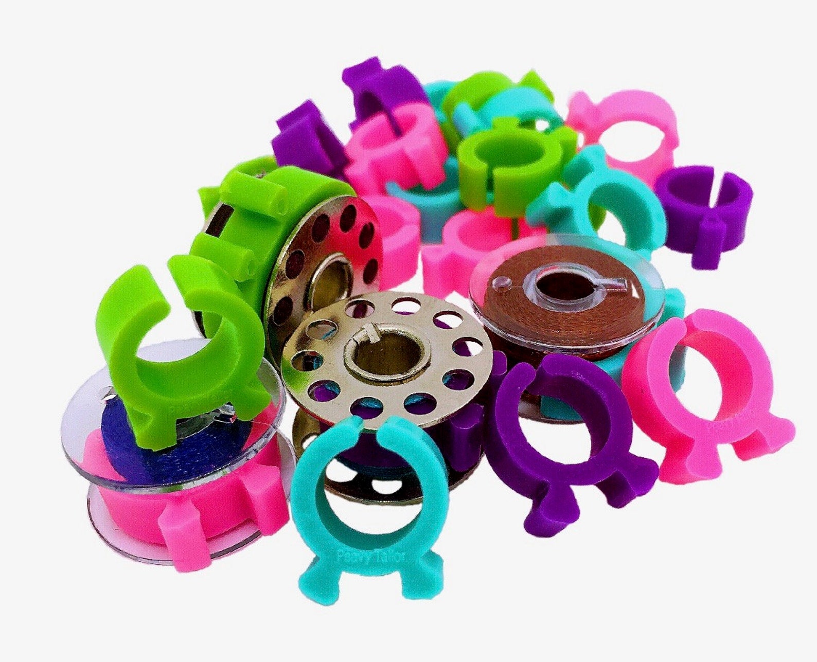 PeavyTailor 100 Pcs Bobbin Holders Bobbin Clips Spool Huggers Etsy