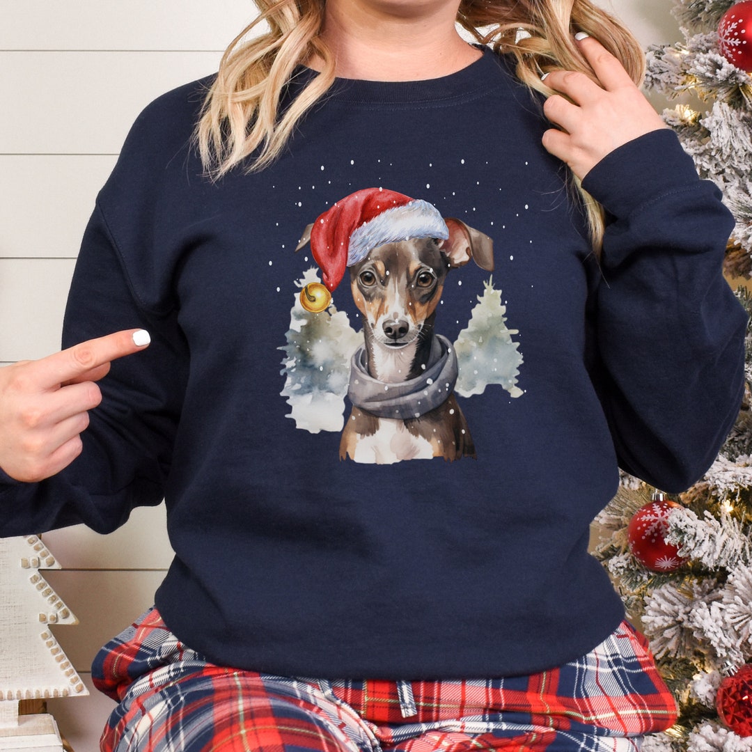 Whippet Christmas Jumper Dog Christmas Jumper Pet Christmas Etsy