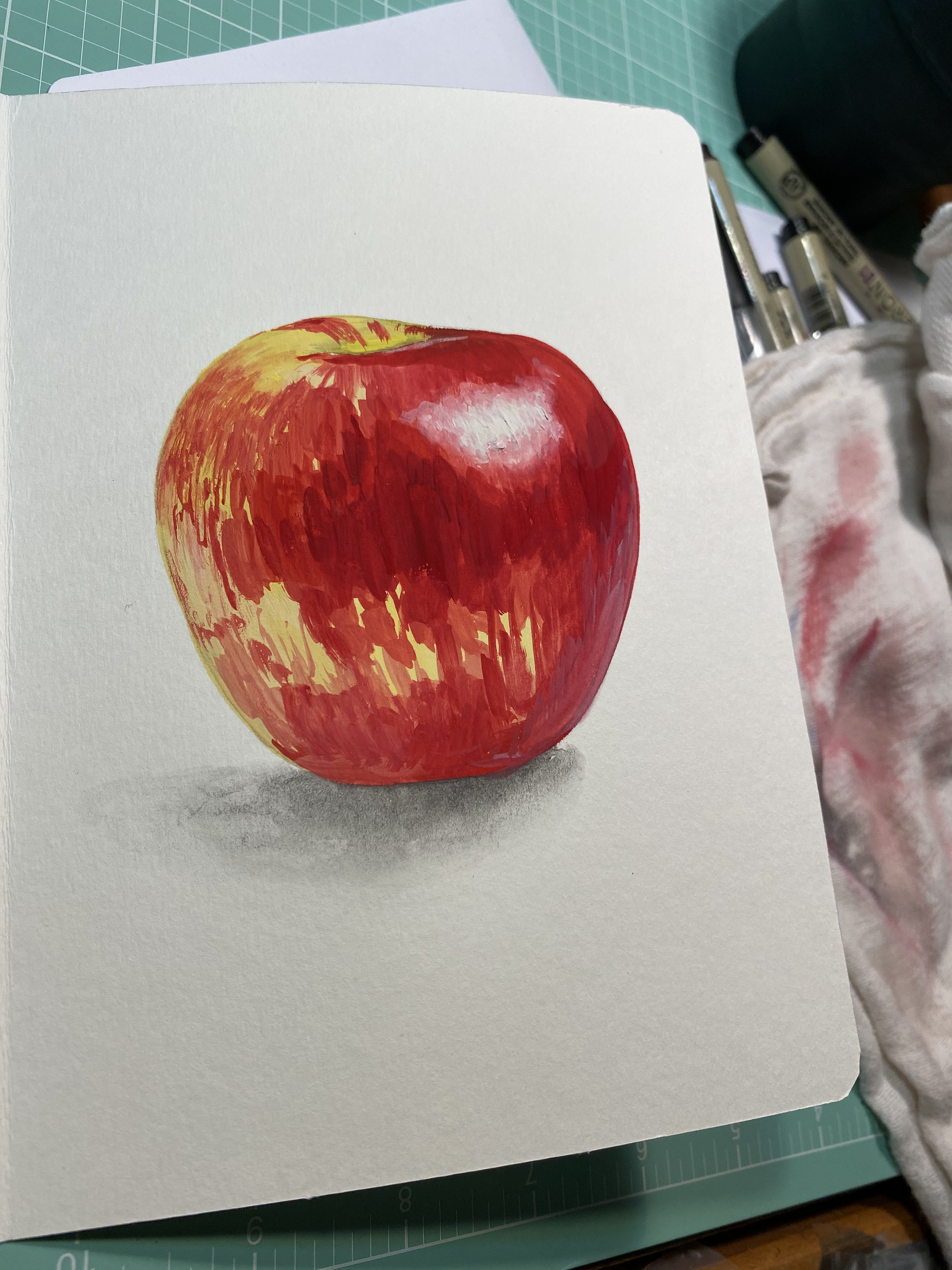 Apple-Pine: Sketchbook #103: Mini Gouache Paintings