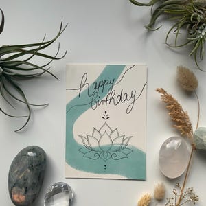 A6 cartolina compleanno biglietto di auguri stampa loto