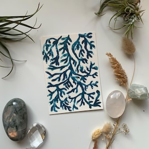 Coral art print DIN A6 art print