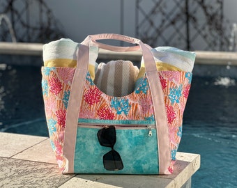 Beach Tote Bag | Pool Tote Bag | Tote Bag for Beach | Tote Bag for Pool
