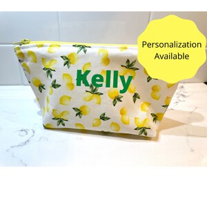 Reusable Snack Bags | Lemon Zipper Pouch