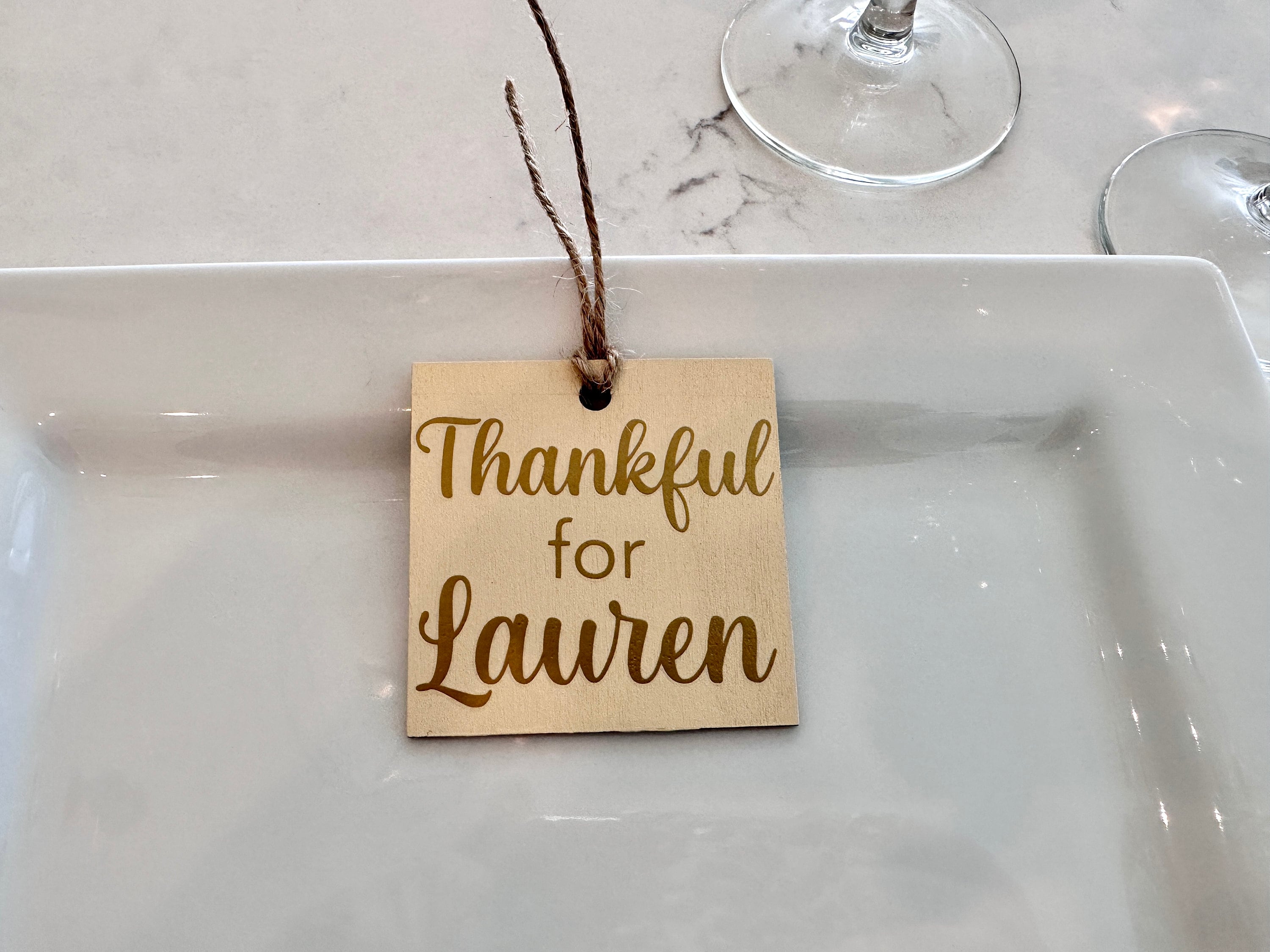 Thanksgiving table place cards