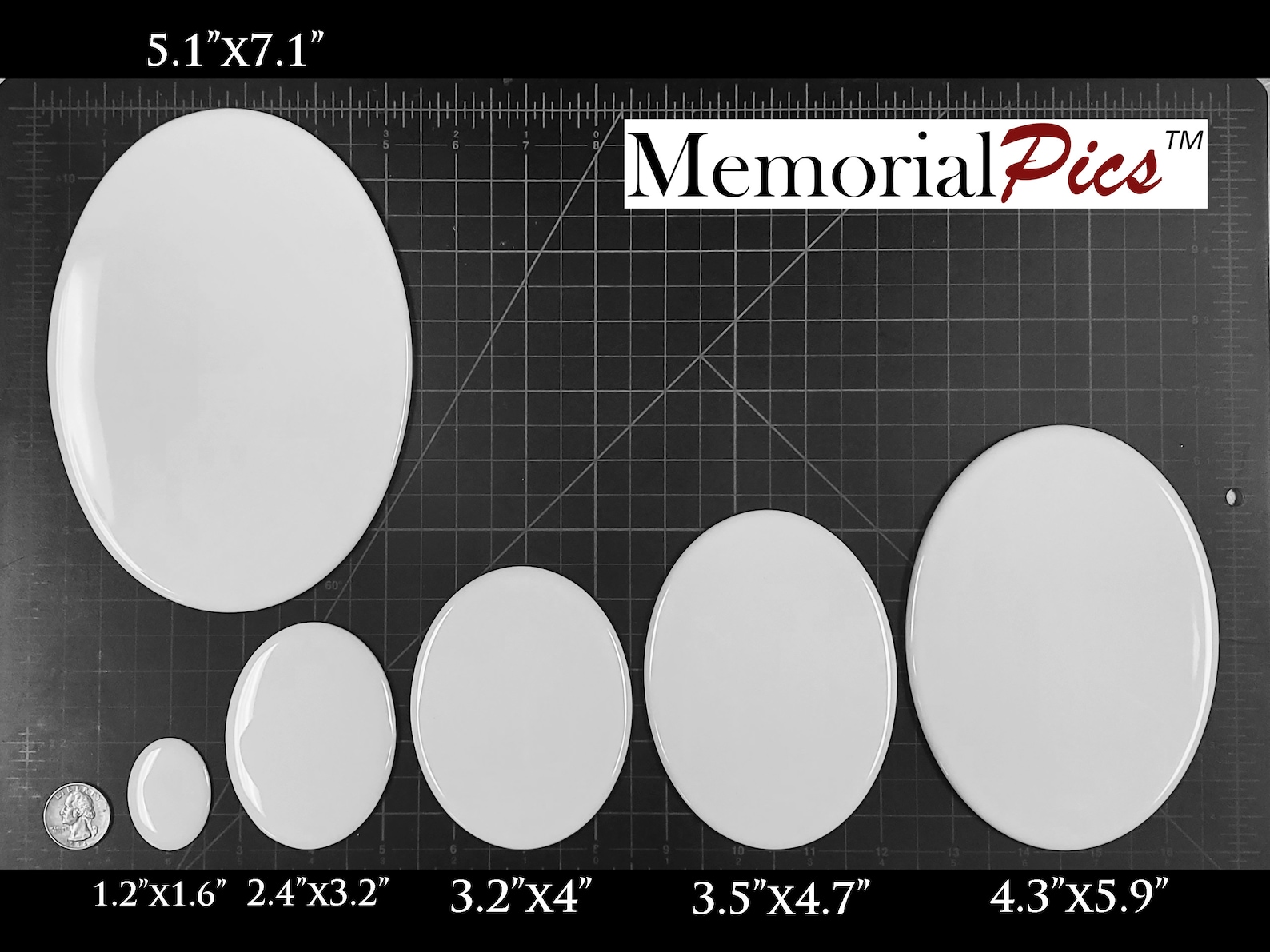 Oval Pictures for Headstones Ceramic Headstone Photos Etsy