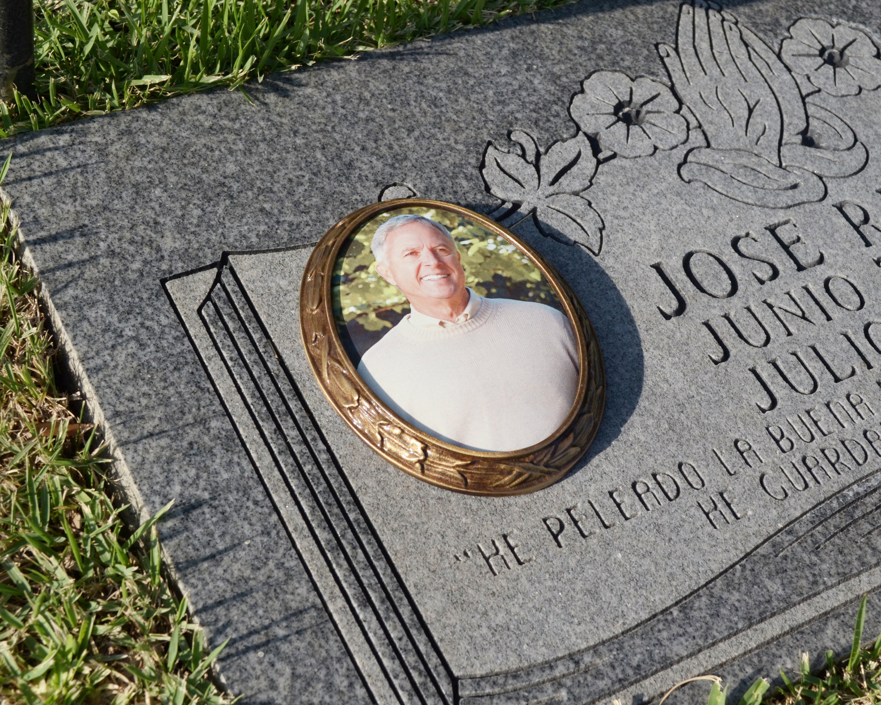 Oval Picture for Headstone With Bronze Frame Ceramic Etsy