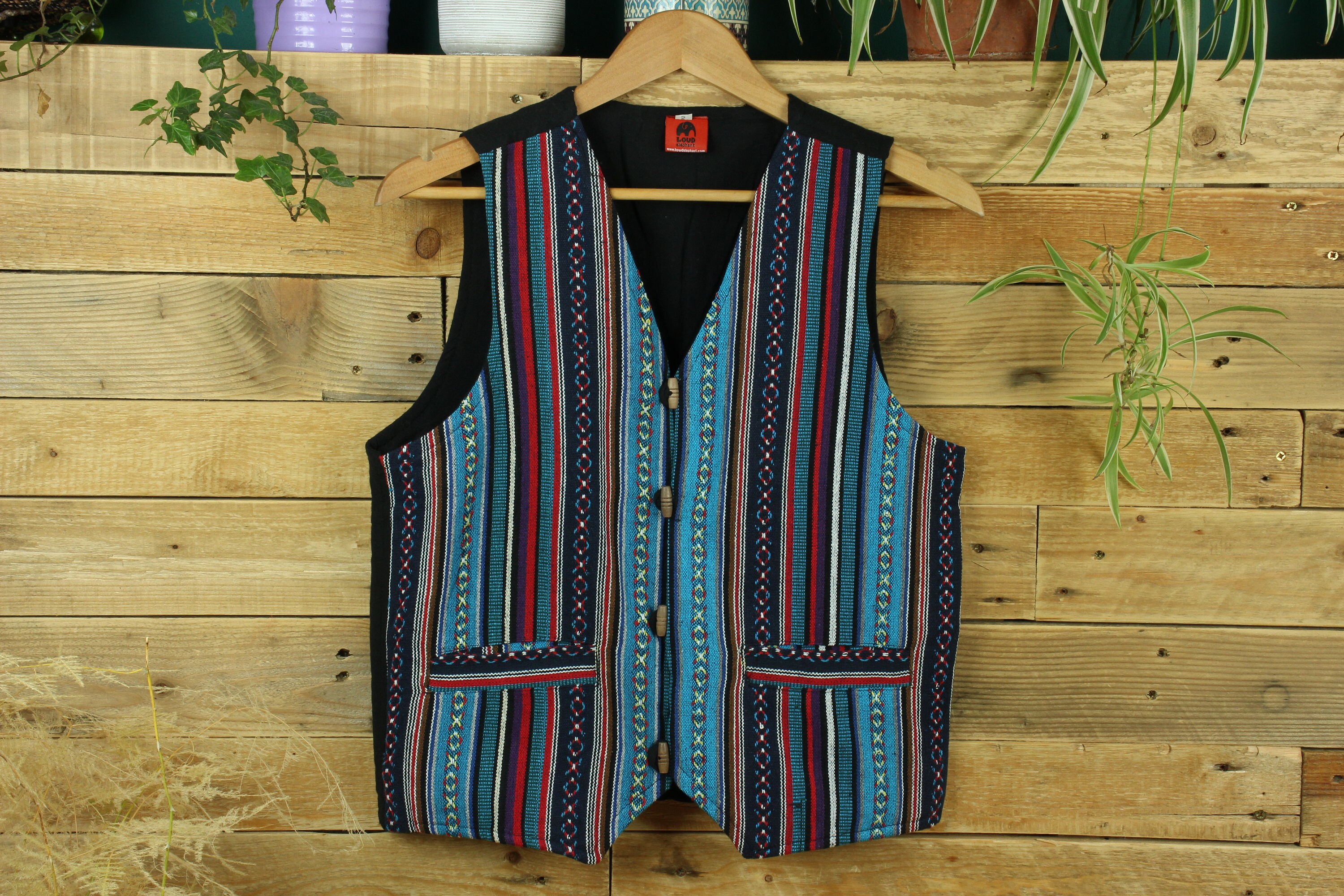 Mens hippy waistcoat sale