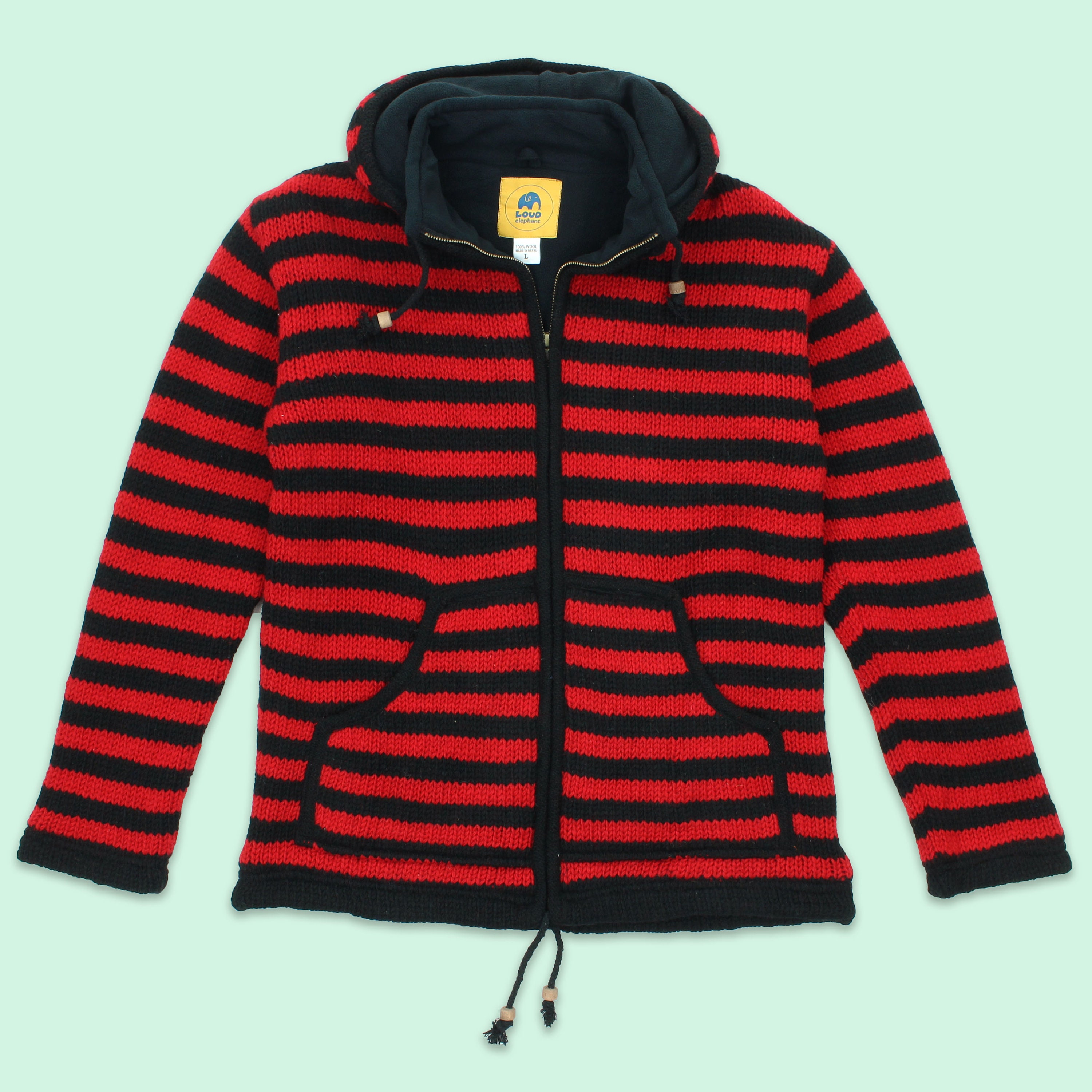 Fallen striped shop hoodie