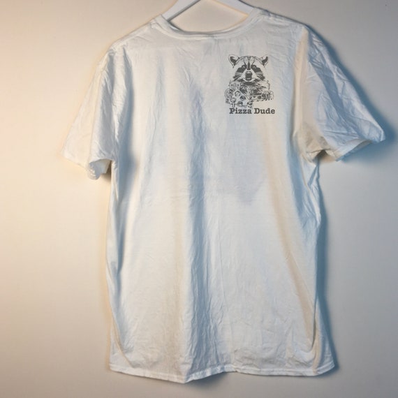 Pizza Dude beer food retro fresh White Men shirt r