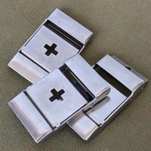 Vintage Swiss Army Soldier Officer Trouser Belt Buckle