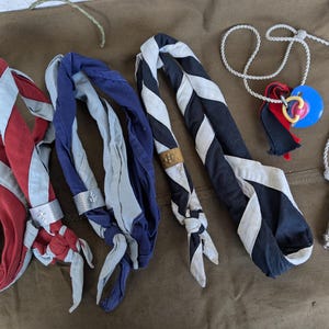Vintage Scout Neckerchiefs 3pc