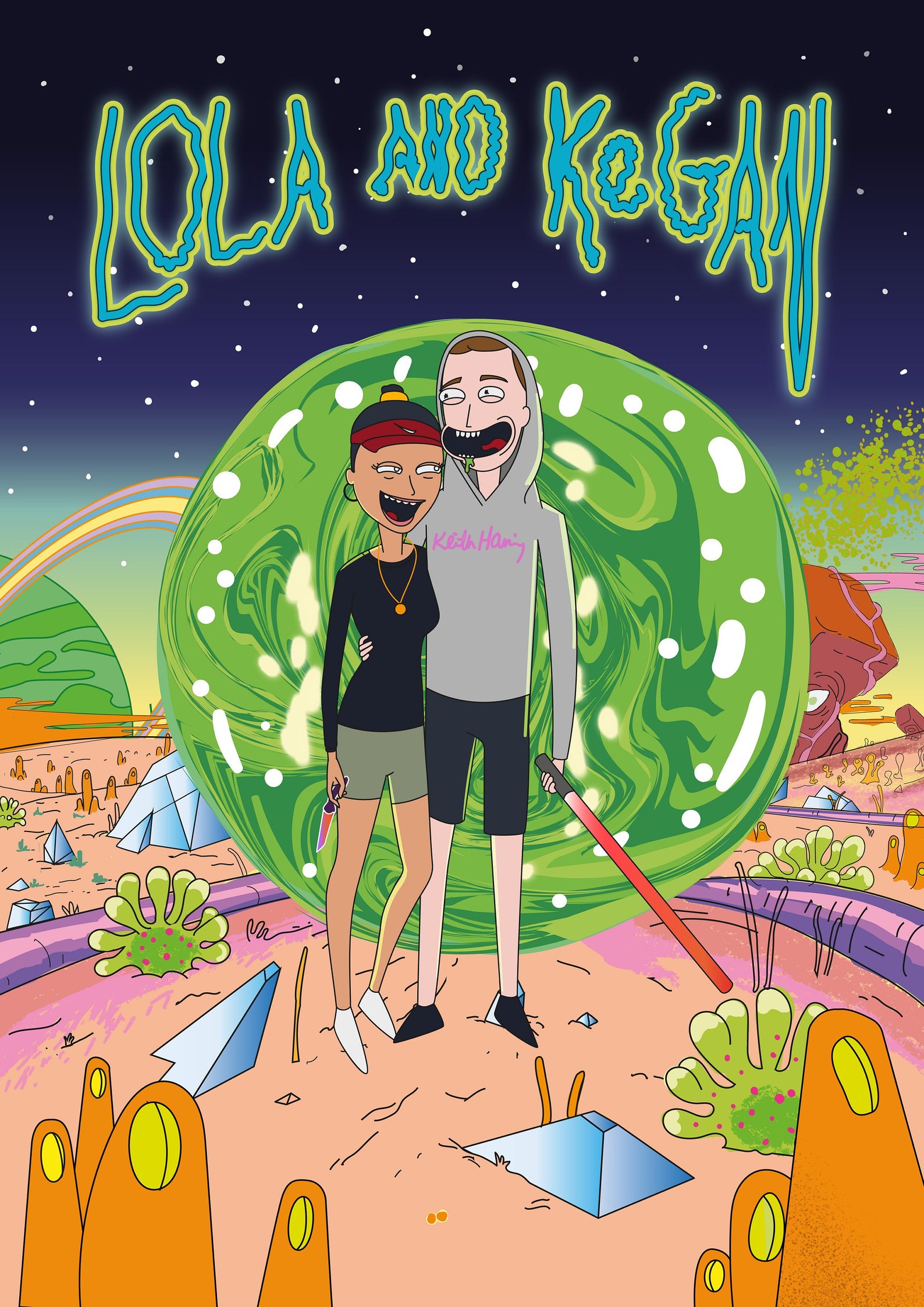 Rick And Morty Art Style
