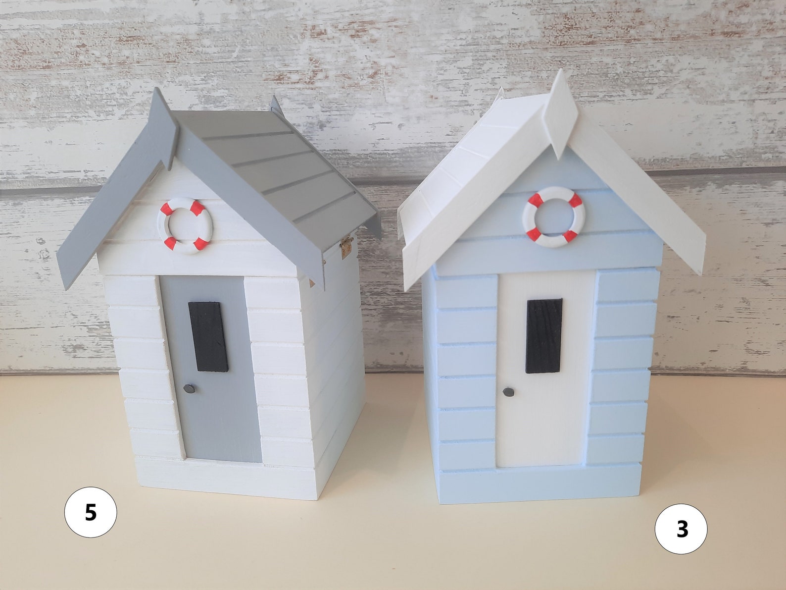 Beach Hut Containers Seaside gift Handmade recycled wood Etsy