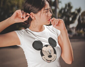 disney cropped t shirt