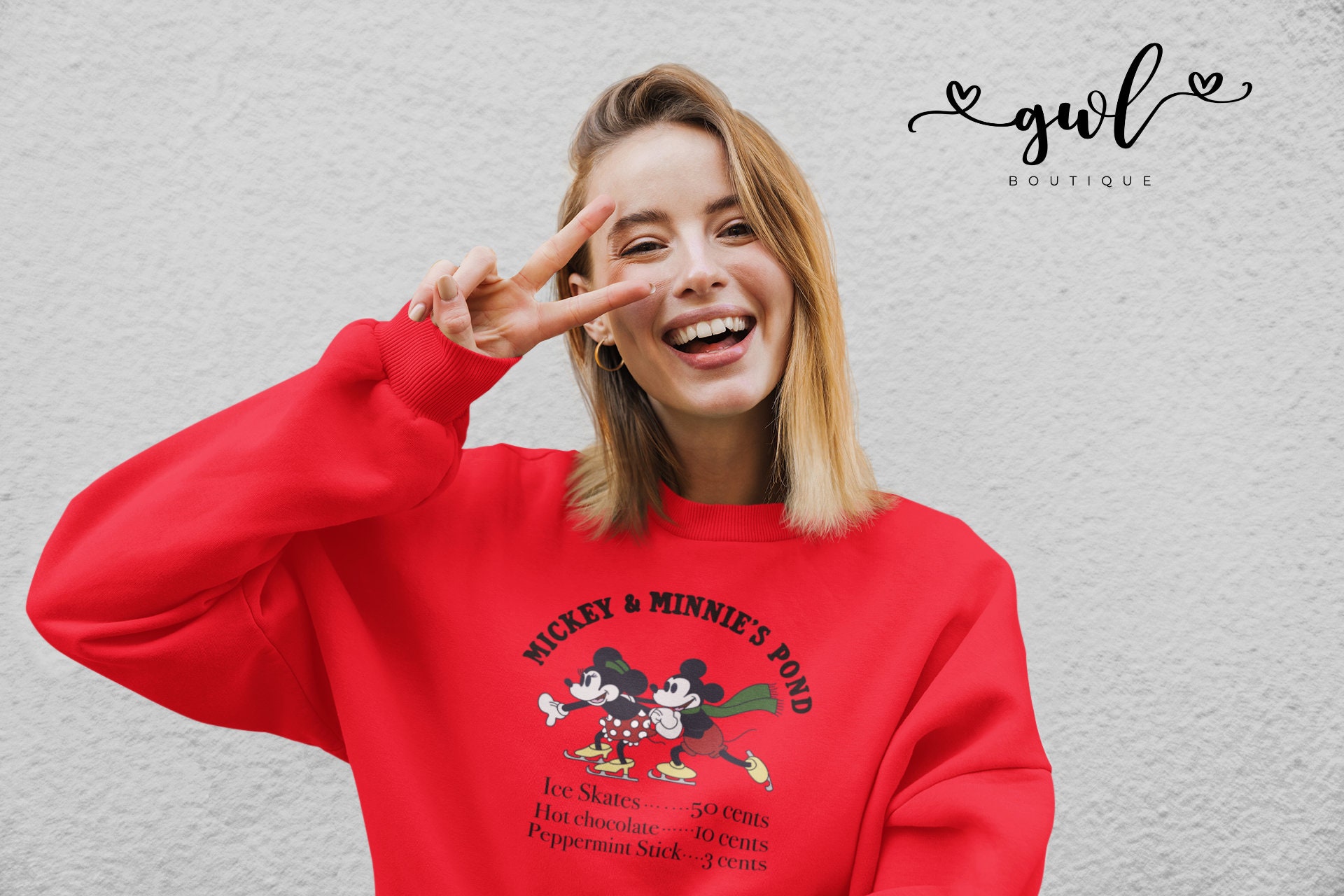 Womens Disney Christmas Sweater 