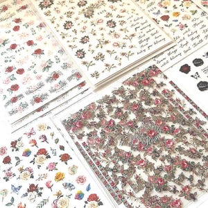 Roses Collection Nail Stickers