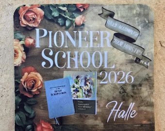 2026 JW Pioneer School Coasters/ Posavasos para Escuela de Precursores