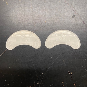 Traveler Shoe Heel Plates #5 Clear 5 Pairs With 5/8 Threaded Nails