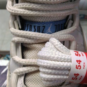 Cordones para zapatillas Jordan negras o blancas
