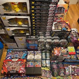 Mysterie Pokemon Lot Shining Fate Elite Trainer Box 25e verjaardag Fusion Strike Celebrations Evolving Skies Break Point Steam Siege Sword