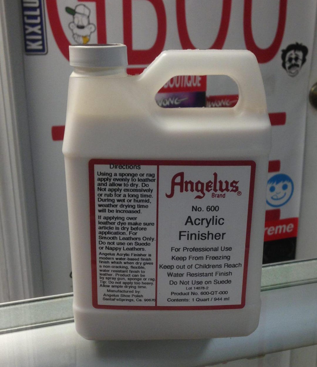 Angelus Acrylic Finisher Quart