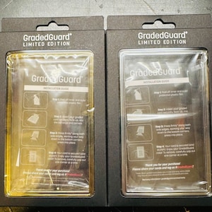 2024 Graded Guard Limited Edition PSA Gold & Silber mit Mikrofasertuch (Platten Nicht Enthalten)