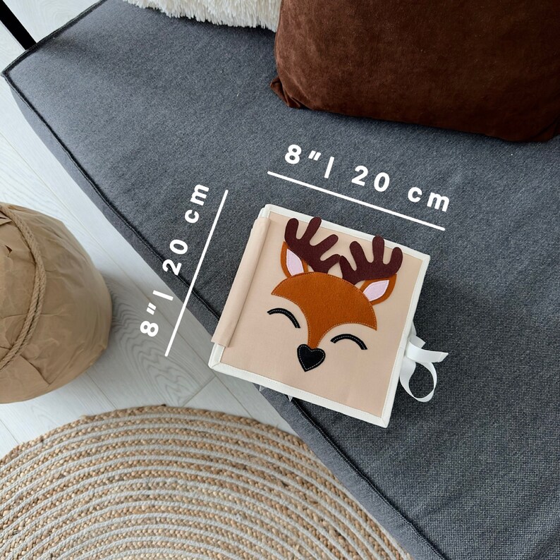 Quiet Book Mit Bauernhof-Motiv – Montessori Activity Board Aus Weichem Filz Für Kinder 1–5 Jahre, Fördert Feinmotorik & Kreativität