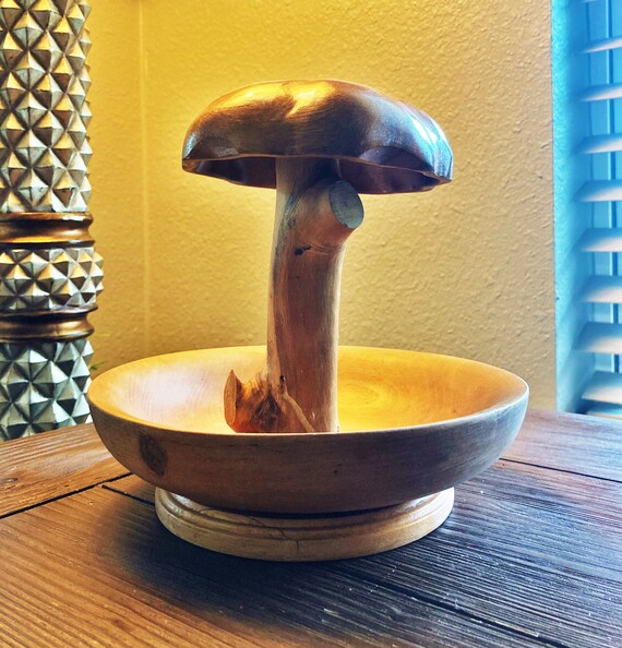 Decorative wood bowl for keys or jewlery Etsy