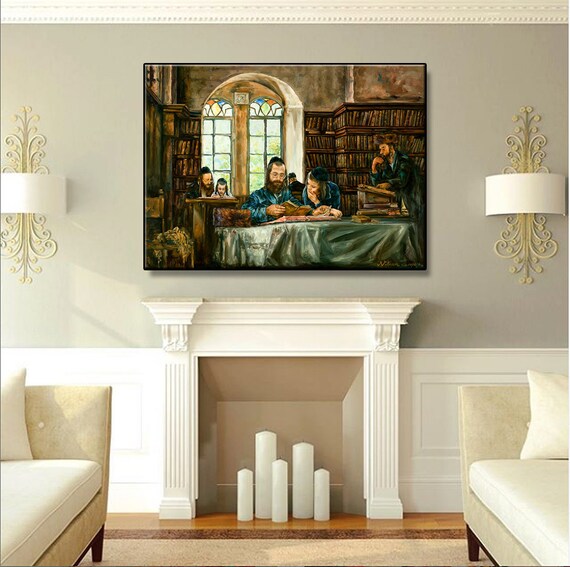 ユダヤ教の研究芸術：父と息子のトーラ版画、ユダヤ教のリアリズム