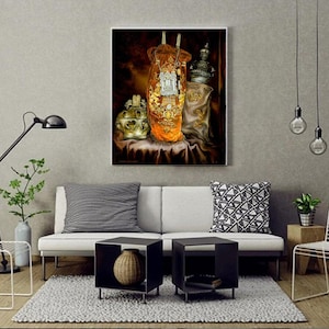 Torah Scroll Book Canvas Print, Jewish Wall Art, Realistic Judaica Fine Art, Israel Artist