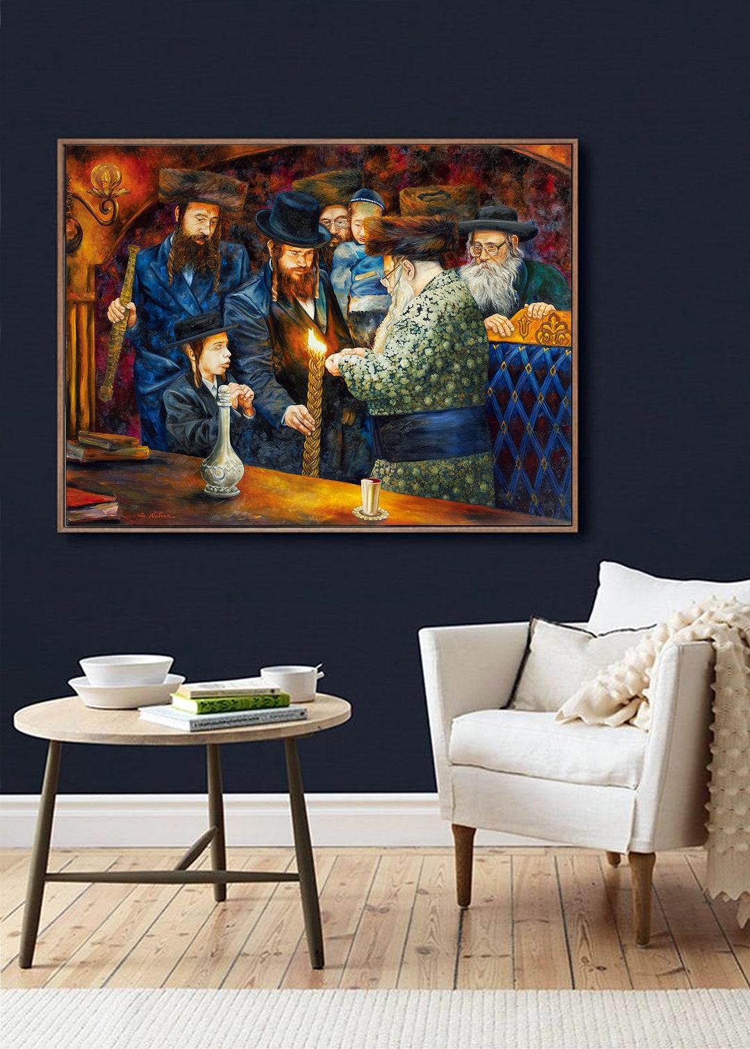 Havdala/judaism/jewish Art/judaica Wall Art/realism Art /jewish Art