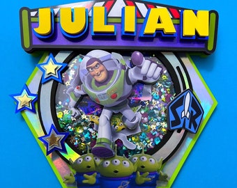 Buzz Lightyear Inspired Cake Topper