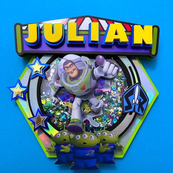 Buzz Lightyear Cake Topper Etsy Buzz Lightyear Cake Topper Etsy