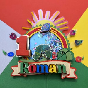 Very Hungry Caterpillar Inspired Cake Topper