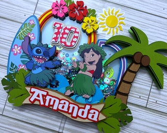 Lilo & Stitch Inspired Cake Topper