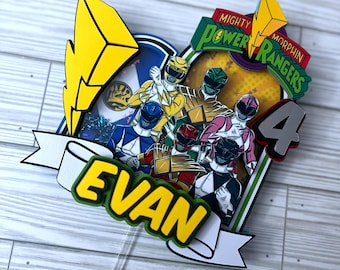 Power Cake Topper | Rangers Cake Topper