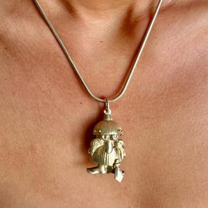 Pendentif Montre Remontoir Automatique Sur Chaîne - YANKA - Doré - Neuf Sans étiquette