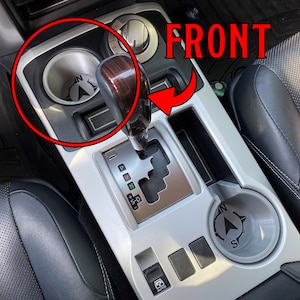 Cup Holder Insert for Toyota 4Runner 5th gen (2010 - 2024)- Front Style
