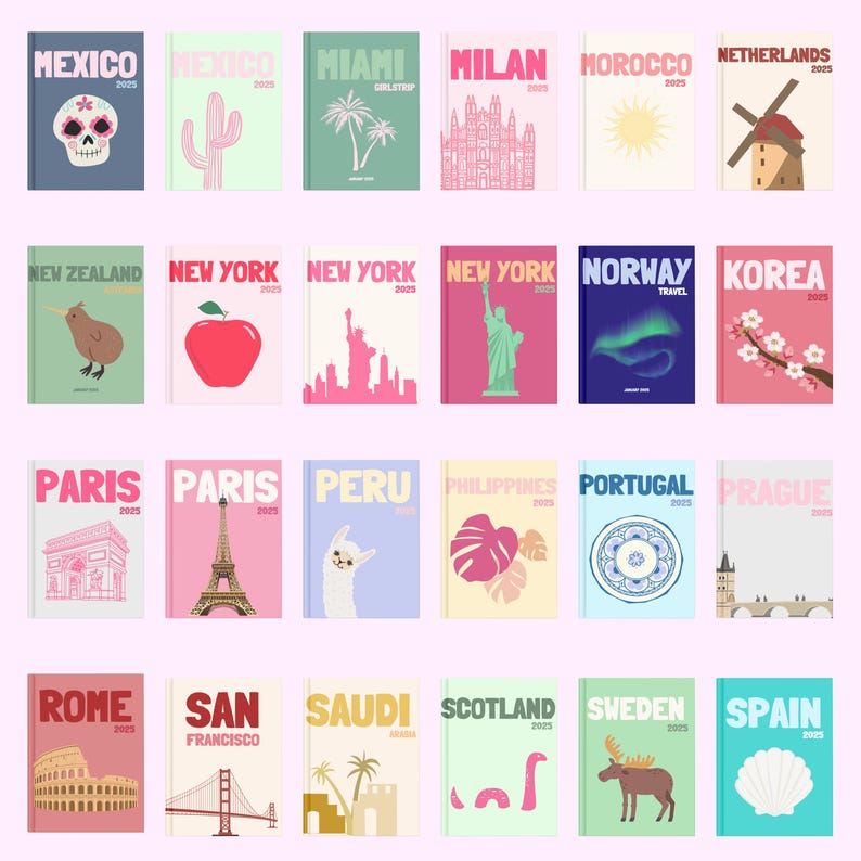 80+ Editable Travel Photo Book Cover Templates | Customizable in Canva ~ Digital Download image 7