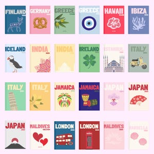 80+ Editable Travel Photo Book Cover Templates | Customizable in Canva ~ Digital Download image 6