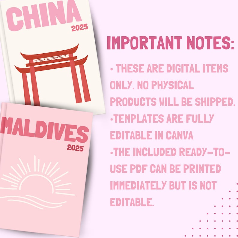 80+ Editable Travel Photo Book Cover Templates | Customizable in Canva ~ Digital Download image 10