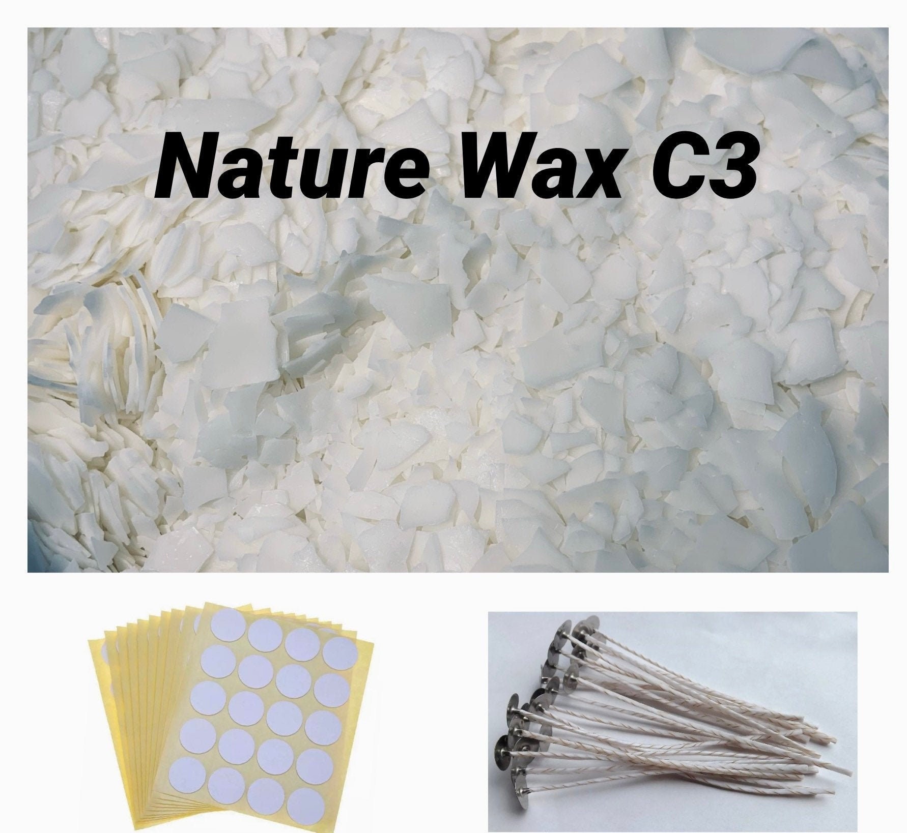 Nature Wax C3 wax flakes A 100 soy wax blend for Etsy