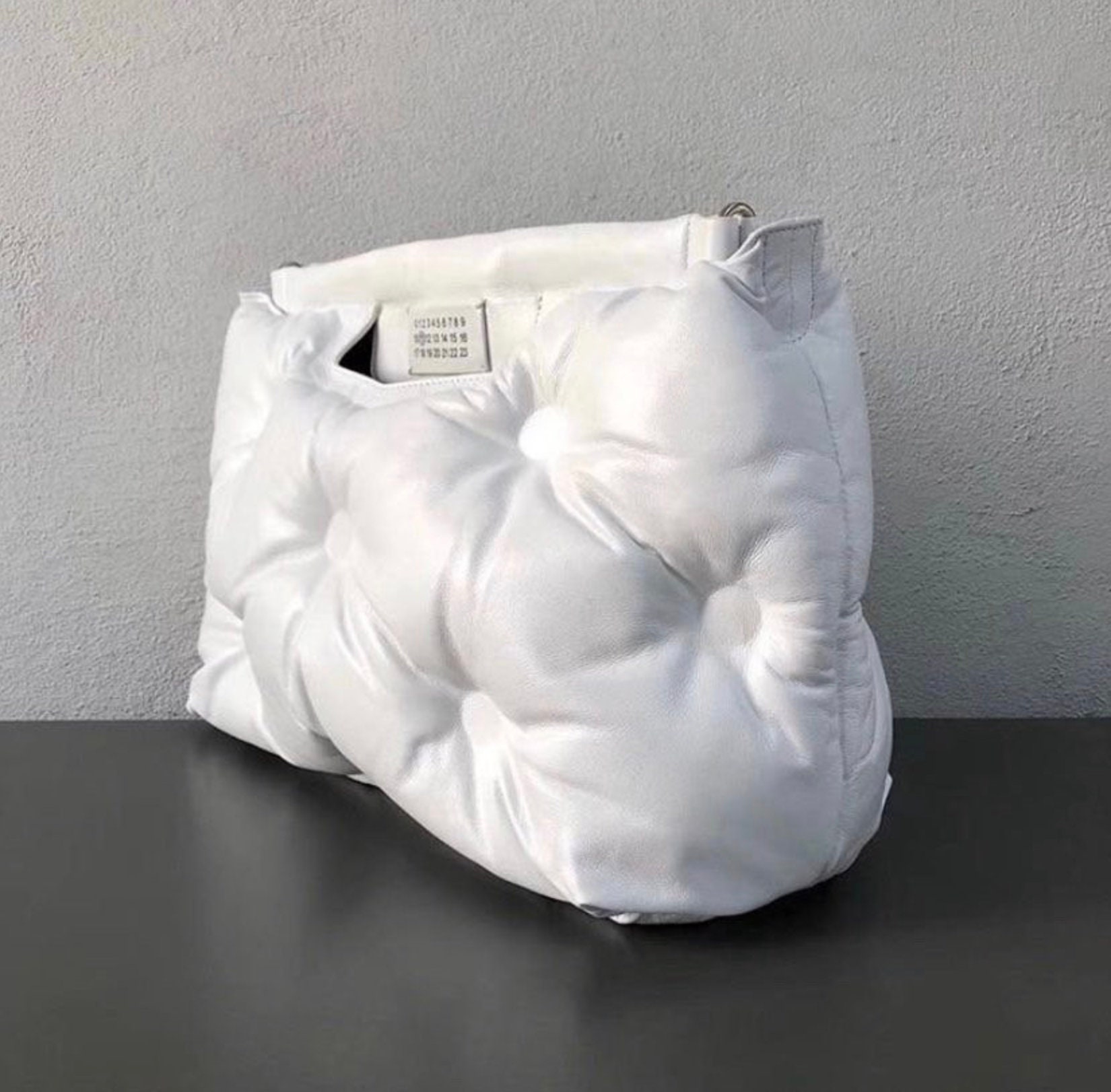 Puffy Clutch nag with detachable shoulder strap cushion bag | Etsy