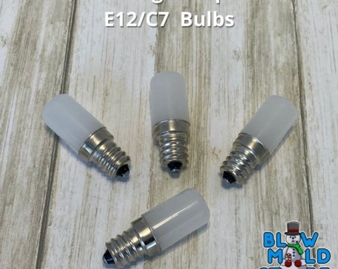 4 Pack 1.5w Upgraded LED C7 Bulbs for Blow Mold Displays Etsy